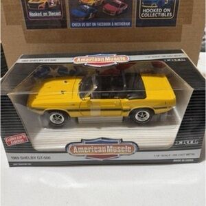 Vintage American Muscle 1969 Shelby GT-500 Die-Cast Model collector car
